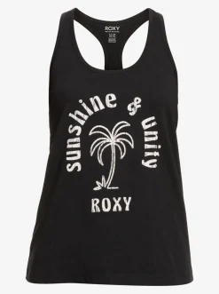 Roxy T-Shirts & Tops*View On The Sea - Top Met Racerback Voor Dames Anthracite