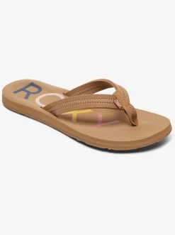 Roxy Slippers*Vista - Sandalen Voor Dames Tan