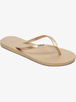 Roxy Slippers*Viva - Sandalen Voor Dames Metallic Gold