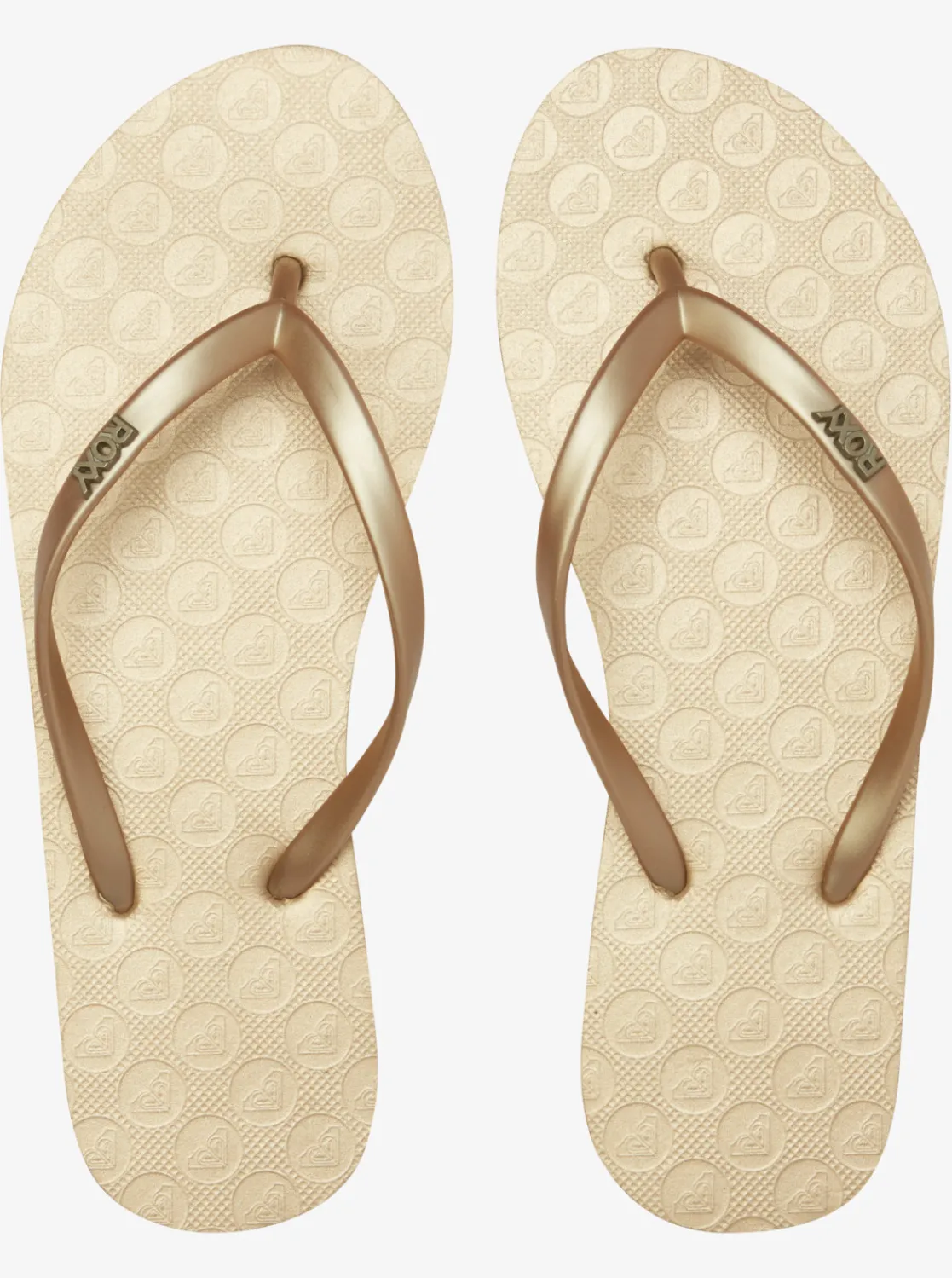 Roxy Slippers*Viva - Sandalen Voor Dames Metallic Gold