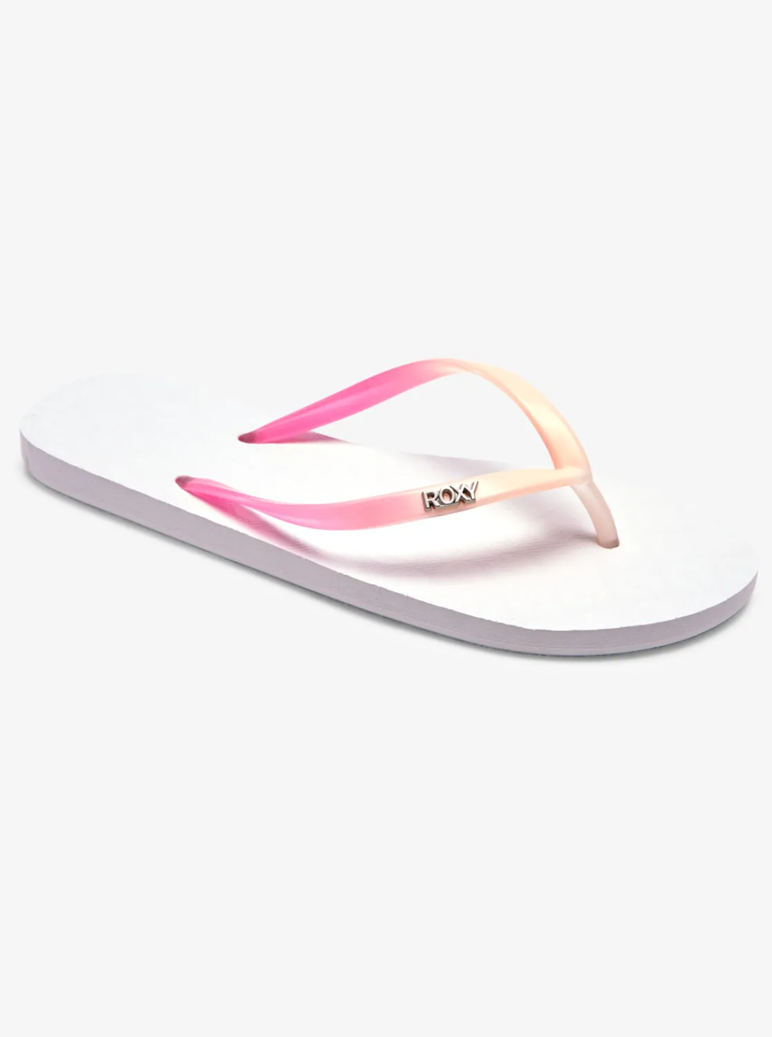 Roxy Slippers*Viva Gradient - Sandalen Voor Dames White/White/Pink