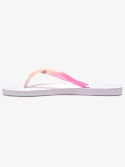 Roxy Slippers*Viva Gradient - Sandalen Voor Dames White/White/Pink