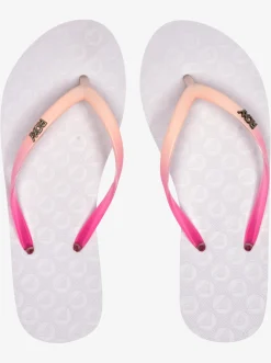 Roxy Slippers*Viva Gradient - Sandalen Voor Dames White/White/Pink