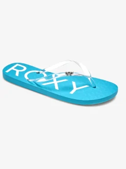 Roxy Slippers*Viva Jelly - Sandalen Voor Dames White/Aqua