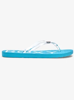 Roxy Slippers*Viva Jelly - Sandalen Voor Dames White/Aqua