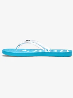 Roxy Slippers*Viva Jelly - Sandalen Voor Dames White/Aqua