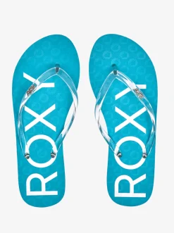Roxy Slippers*Viva Jelly - Sandalen Voor Dames White/Aqua