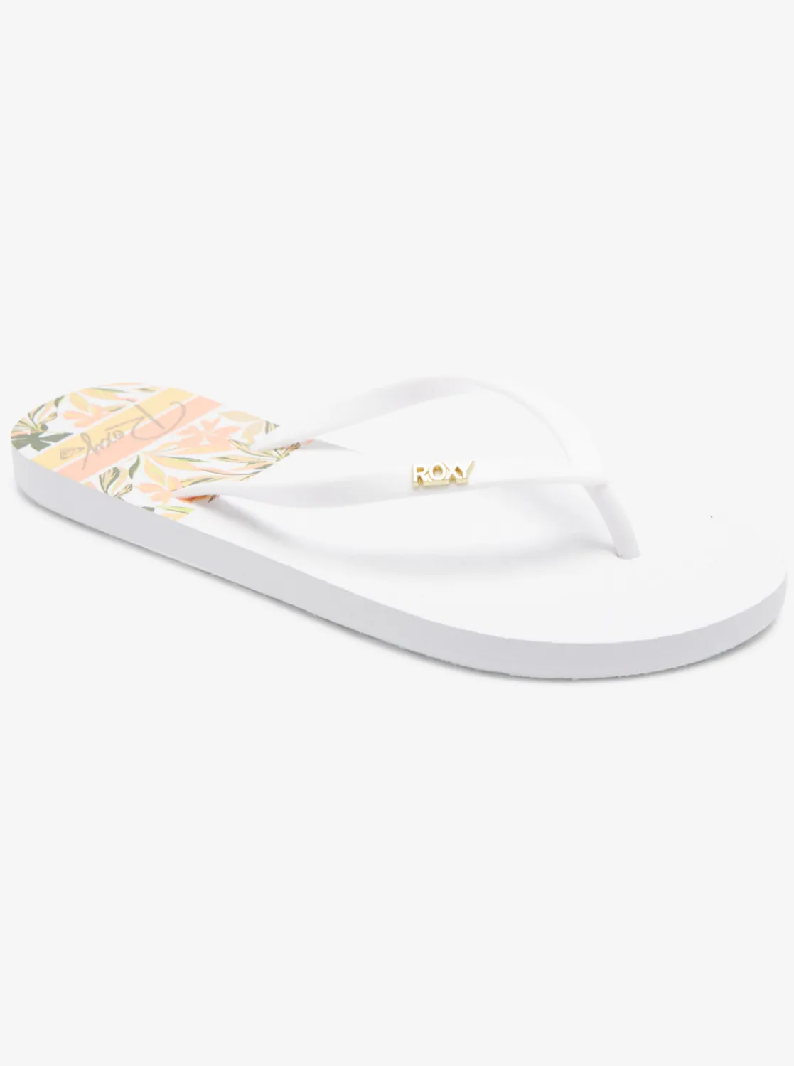 Roxy Slippers*Viva Printed - Sandalen Voor Dames White