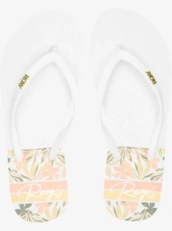 Roxy Slippers*Viva Printed - Sandalen Voor Dames White