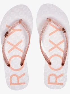 Roxy Slippers*Viva Sparkle - Sandalen Voor Dames White/Orange/Pink