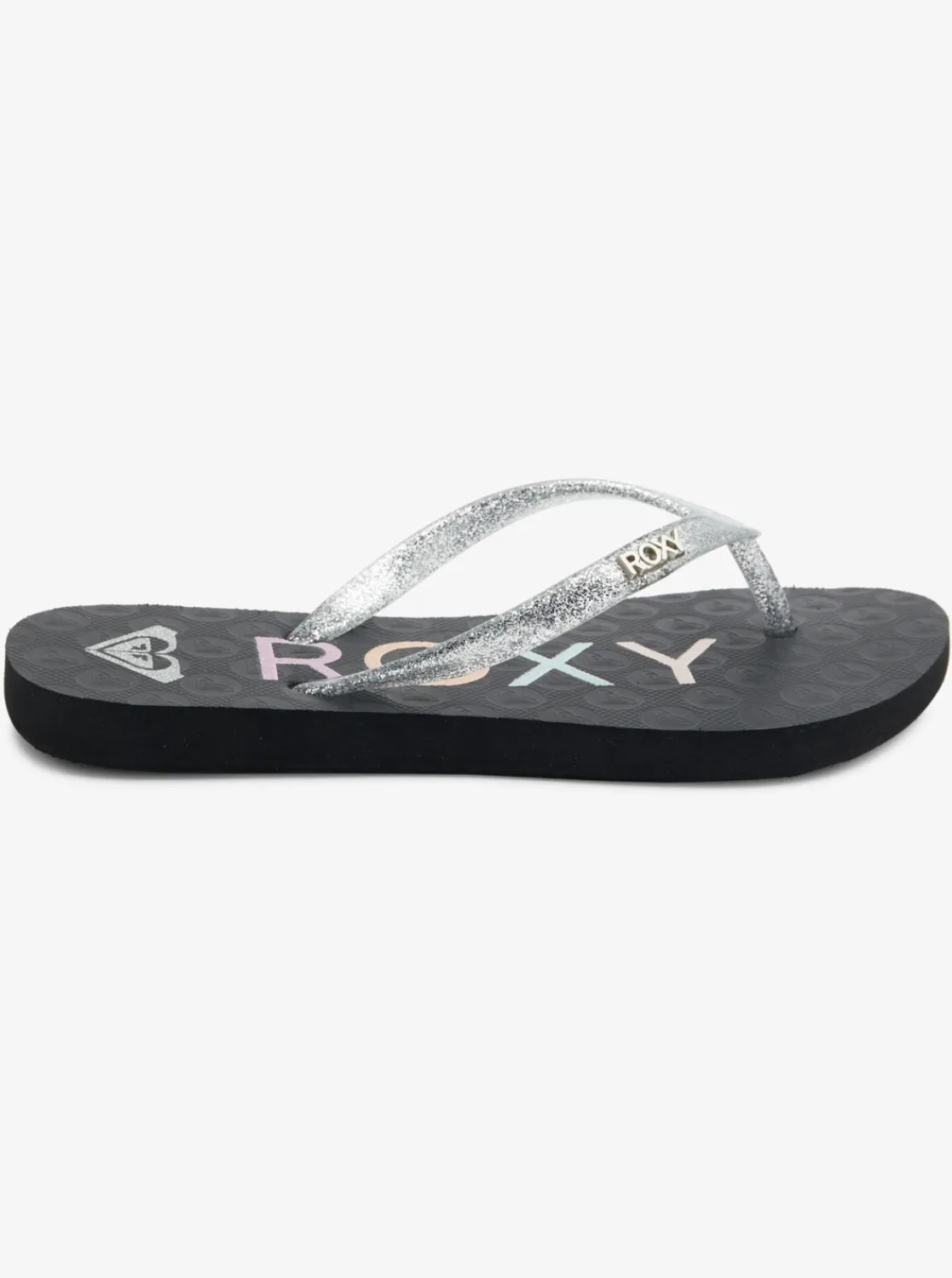 Roxy Schoenen*Viva Sparkle - Sandalen Voor Meisjes Black/Met Silver