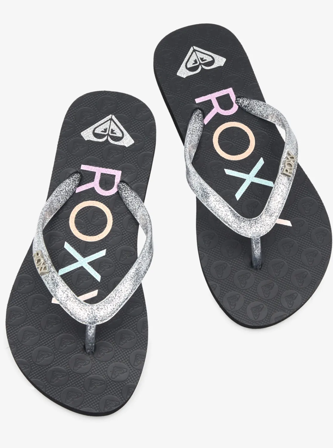 Roxy Schoenen*Viva Sparkle - Sandalen Voor Meisjes Black/Met Silver