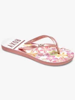 Roxy Schoenen*Viva Stamp - Sandalen Voor Meisjes Pink/White