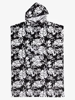 Roxy Badaccessoires*Warmy Sunset - Handdoek Met Capuchon Anthracite Surf Trippin Bico S
