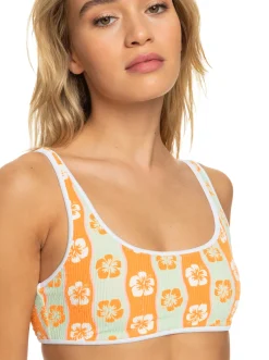 Roxy Bikini Tops*Wavy Babe - Bralette Bikini Top For Women Ambroisia Wave Babe Small