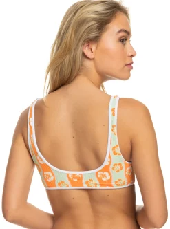 Roxy Bikini Tops*Wavy Babe - Bralette Bikini Top For Women Ambroisia Wave Babe Small
