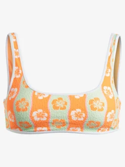 Roxy Bikini Tops*Wavy Babe - Bralette Bikini Top For Women Ambroisia Wave Babe Small