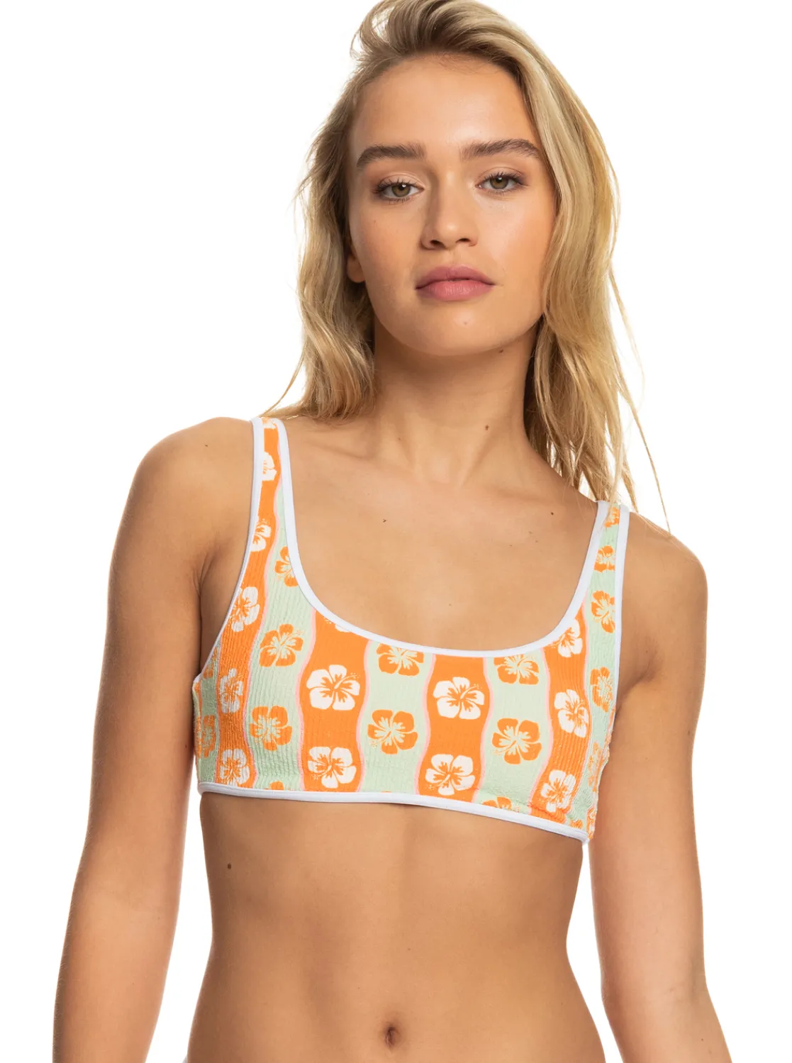 Roxy Bikini Tops*Wavy Babe - Bralette Bikini Top For Women Ambroisia Wave Babe Small