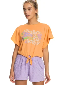 Roxy T-Shirts & Tops*We Go To The Sea - Kort T-Shirt Voor Dames Mock Orange