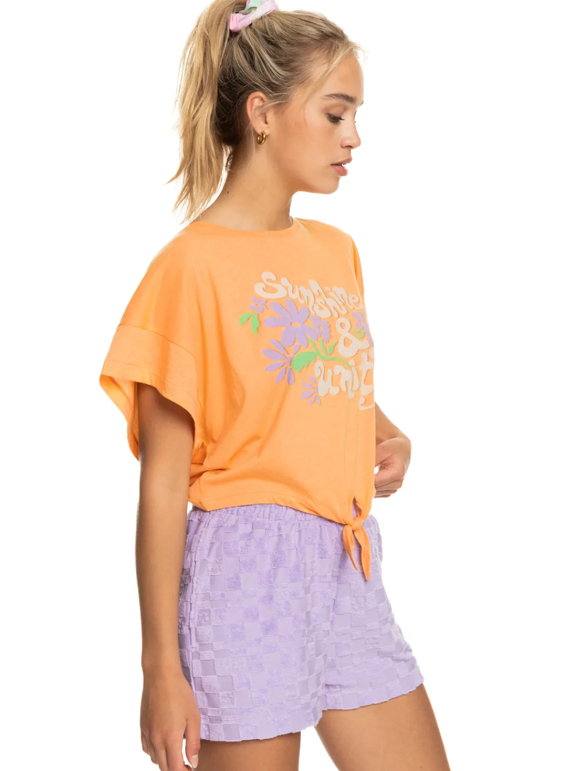 Roxy T-Shirts & Tops*We Go To The Sea - Kort T-Shirt Voor Dames Mock Orange