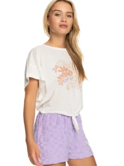 Roxy T-Shirts & Tops*We Go To The Sea - Kort T-Shirt Voor Dames Snow White