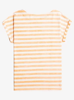 Roxy T-Shirts & Blouses*Where I Belong - T-Shirt Voor Meisjes 4-16 Mock Orange Line Up Horizontal
