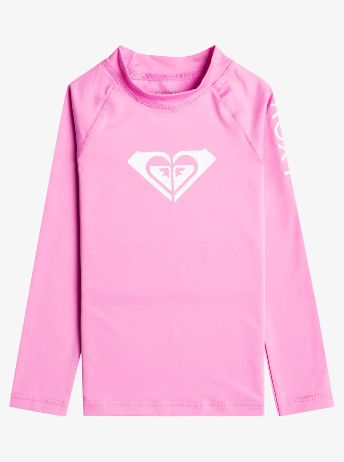 Roxy Surf*Whole Hearted - Upf 50 Rash Vest Met Lange Mouw Voor Meisjes 2-7 Cyclamen