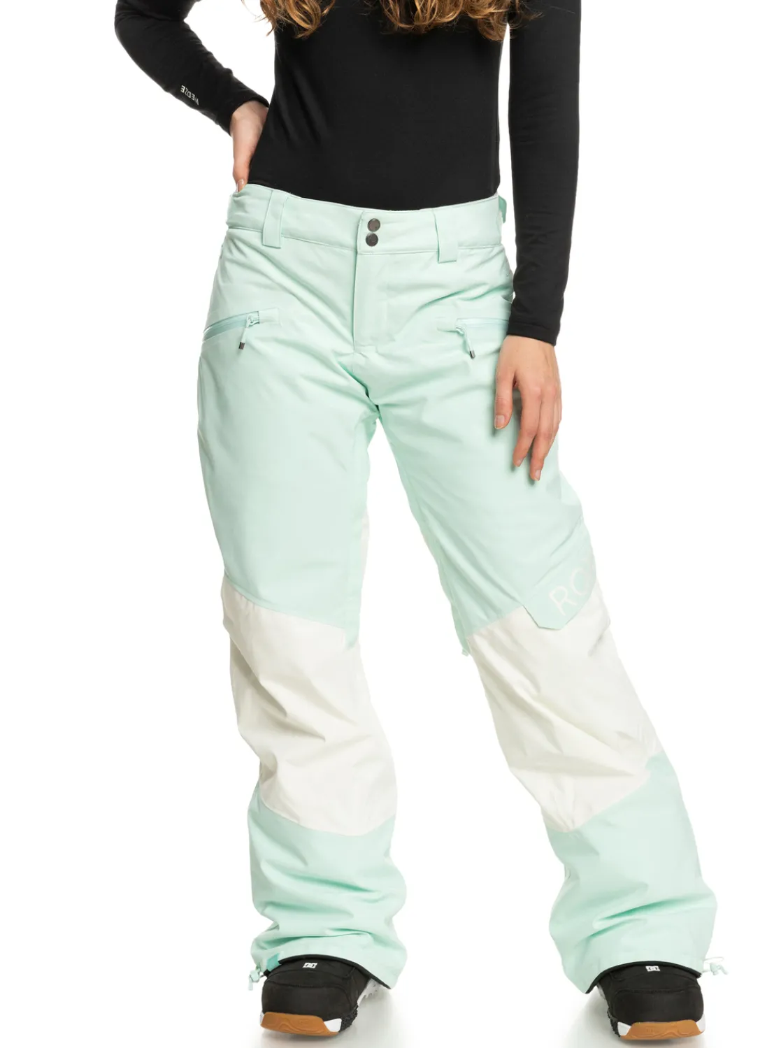 Roxy Snow-Broeken*Woodrose 2022 - Geisoleerde Snowbroek Voor Dames Fair Aqua