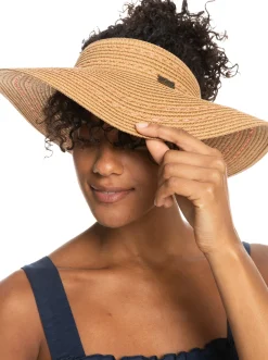 Roxy Hoeden & Petten*Woodrose - Zonnehoed Voor Dames Natural