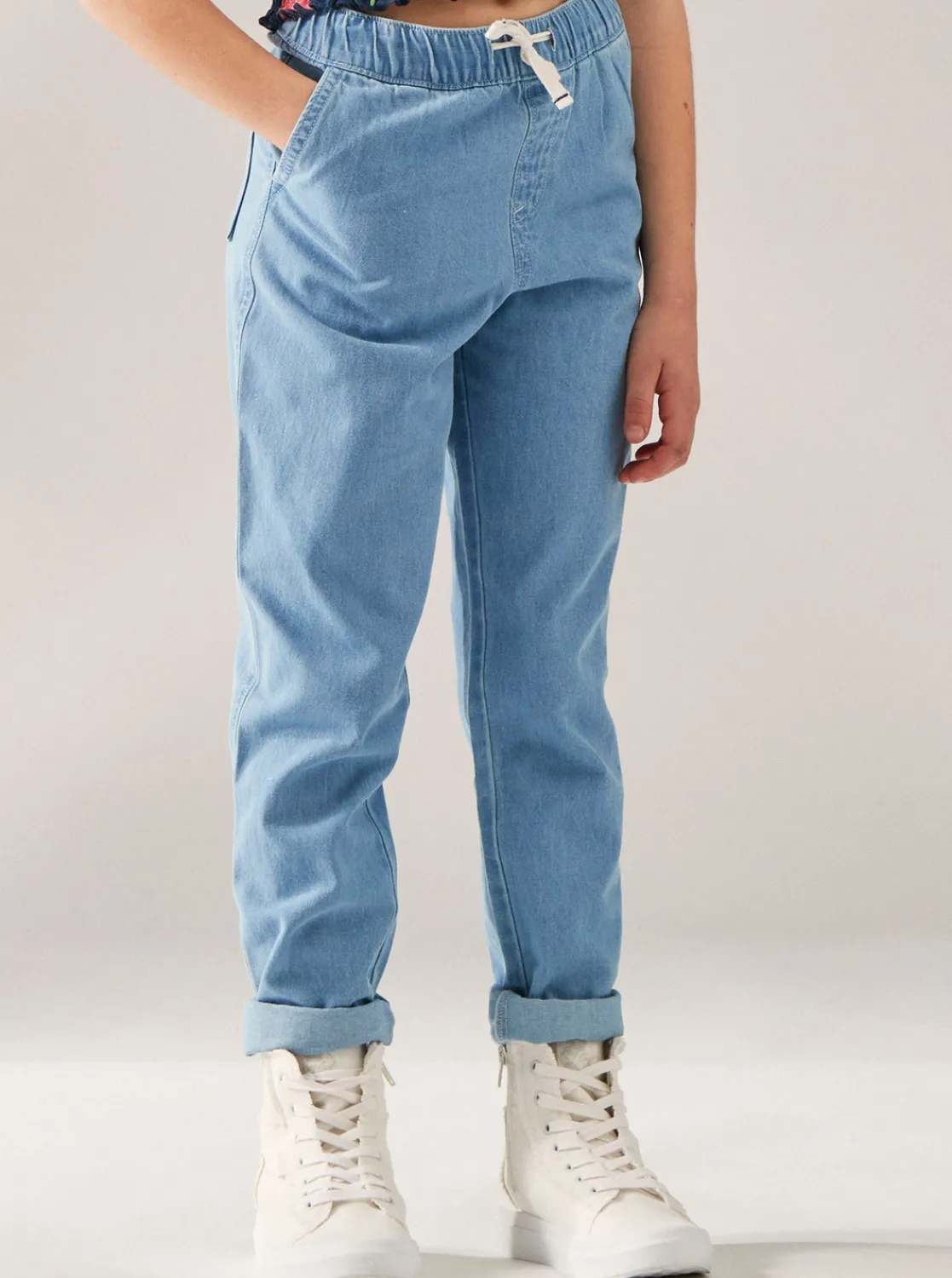 Roxy Jeans & Broeken*Yeah Bali Baby - Lichte Denim Broek Voor Meisjes 4-16 Light Blue