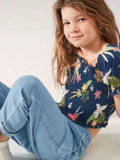 Roxy Jeans & Broeken*Yeah Bali Baby - Lichte Denim Broek Voor Meisjes 4-16 Light Blue