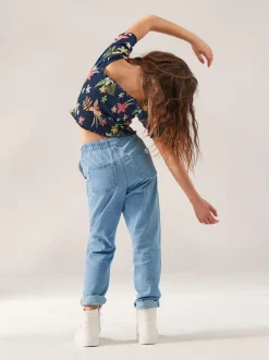 Roxy Jeans & Broeken*Yeah Bali Baby - Lichte Denim Broek Voor Meisjes 4-16 Light Blue