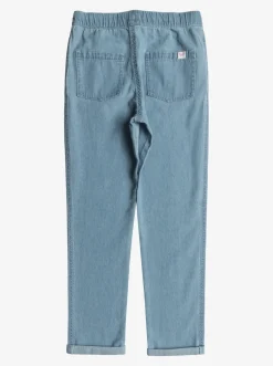 Roxy Jeans & Broeken*Yeah Bali Baby - Lichte Denim Broek Voor Meisjes 4-16 Light Blue
